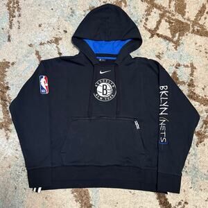 Brooklyn Nets Nike City Edition Courtside Hoodie Womens XL Center Swoosh